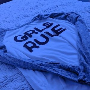 Girls rule long sleeve t-shirt
